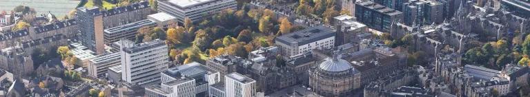 Aerial view of buildings