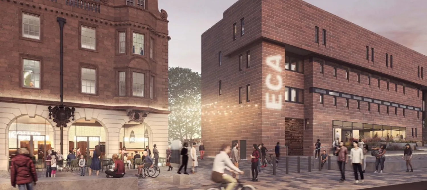 Architect drawing of ECA development 