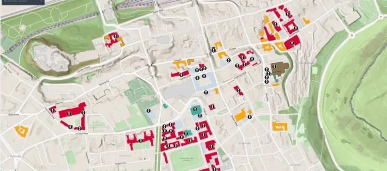 Campus Map Toilets